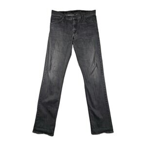 Alberto DS Denim Modern Fit Slim Straight Jeans Mens 35x36 Stone Black